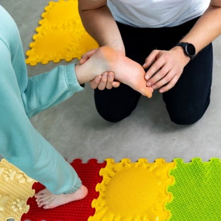 PACHET: Set 32 piese Blocuri de constructie 3D + Set 6 Covorase ortopedice si senzoriale, puzzle [3]