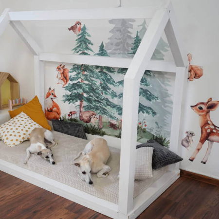 Padure Plina de Animale - Stickere pentru Pereti pentru Copii 2,  H 162 x l 213 cm [3]