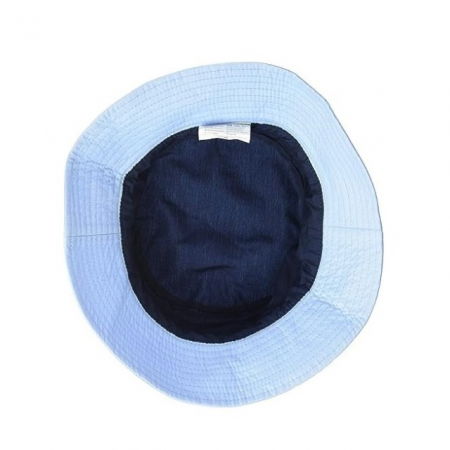 Palarii protectie UV - Palarie Copii Bucket, Protectie Soare UPF50+, Chambray Blue, Diverse marimi