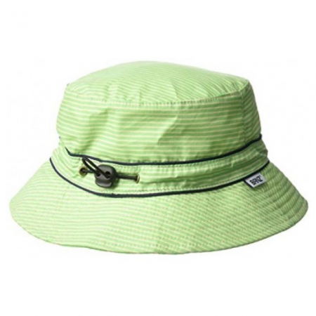 Palarii protectie UV - Palarie Copii Bucket, Protectie Solara UPF50+, Green-White, 2 - 4 ani