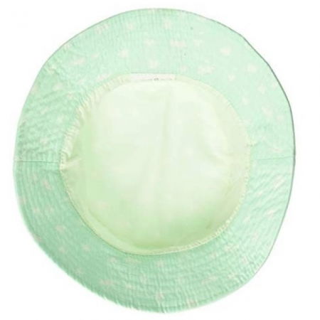 Palarii protectie UV - Palarie Copii Bucket, Protectie Solara UPF50+, Mint Palm Tree, Diverse marimi