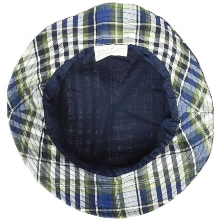 Palarii protectie UV - Palarie Copii Bucket, Protectie Solara UPF50+, Navy Check, Diverse marimi