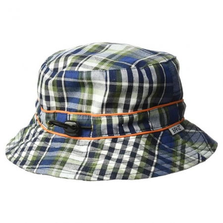 Palarii protectie UV - Palarie Copii Bucket, Protectie Solara UPF50+, Navy Check, Diverse marimi