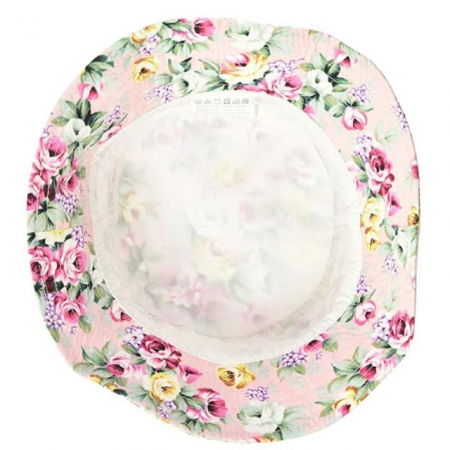 Palarii protectie UV - Palarie Copii Bucket, Protectie Solara UPF50+, Vintage Rose, Diverse marimi