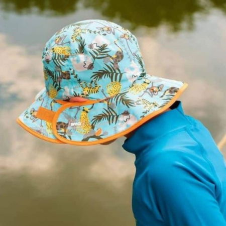 Palarie Bebelusi Reversibila, Protectie Solara UPF50+, Jungle Light, 0 - 2 ani [2]