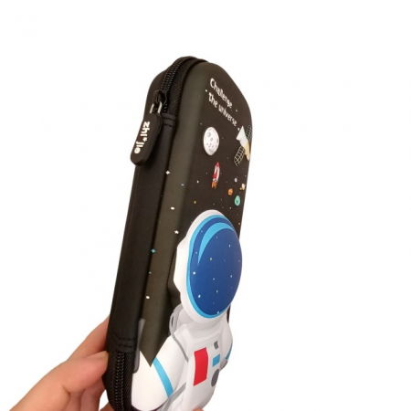 Penar 3D, compartimentat, imagini in relief, inchidere cu fermoar, pentru scoala si gradinita, Empria, Astronaut [4]