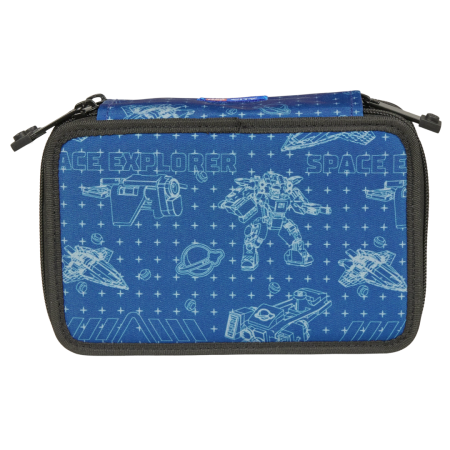 Rechizite scolare - Penar neechipat LEGO City  cu 3 compartimente (20237-2505)