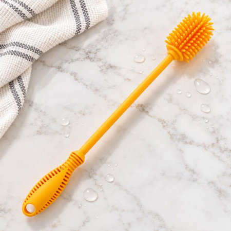Perie din silicon pentru biberoane, sticle, pahare, fara BPA, sterilizabila, Empria, Diverse culori [2]