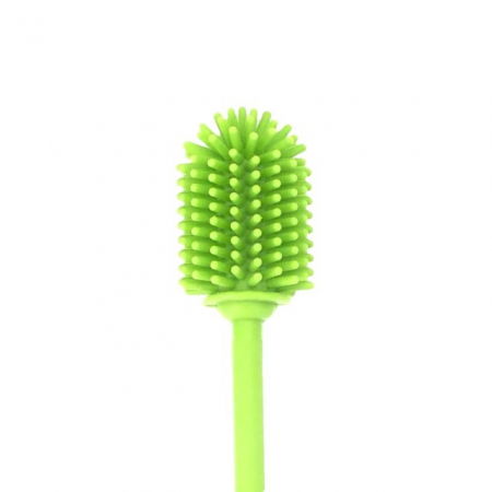 Perie din silicon pentru biberoane, sticle, pahare, fara BPA, sterilizabila, Empria, Verde [1]