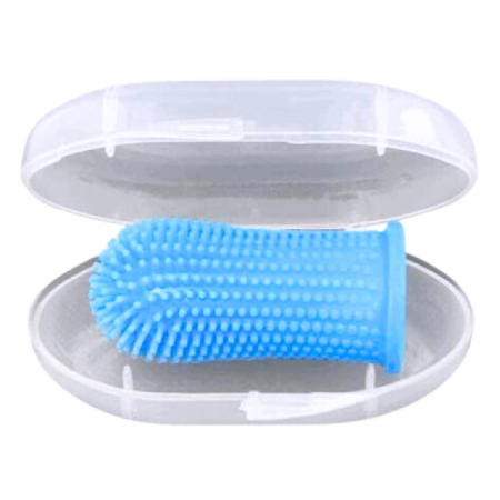 Periuta de dinti degetar 360° din silicon pentru gingii bebe, Empria, Diverse culori [5]