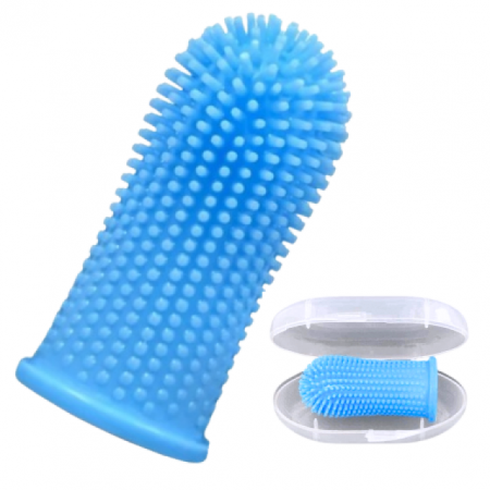 Igiena si ingrijire bebelusi - Periuta de dinti degetar 360° din silicon pentru gingii bebe, Empria, Diverse culori