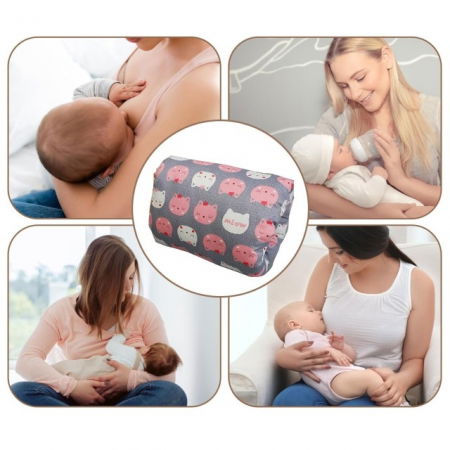 Perna de alaptare bebelusi pentru brat,perna relaxare, Empria, 24x20x10 cm, Diverse modele [3]