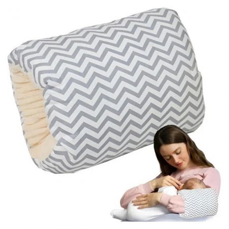 Perna de alaptare bebelusi pentru brat, perna relaxare, Empria, 24x20x10 cm, ZigZag [1]
