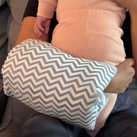 Perna de alaptare bebelusi pentru brat, perna relaxare, Empria, 24x20x10 cm, ZigZag [4]