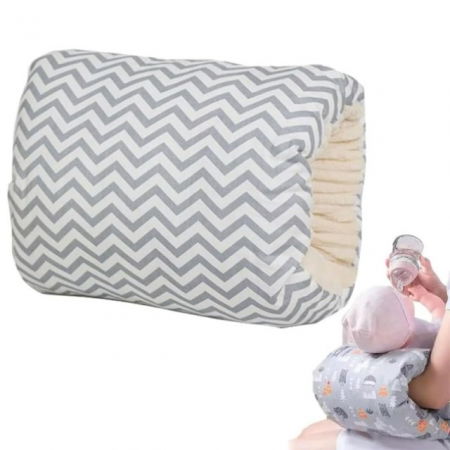 Perna de alaptare bebelusi pentru brat, perna relaxare, Empria, 24x20x10 cm, ZigZag [7]