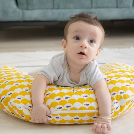 Perne si saltele bebelusi - Perna pentru alaptat 2 in 1 Nursing Pillow, BabyJem, Diverse culori