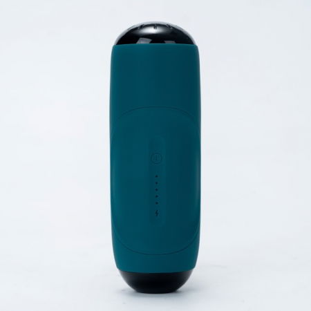 Pistol Masaj Premium - Aparat Masaj Ultra-Portabil, 5 Capete, 5 Viteze, 3000 Percutii, Motor Silentios, Carcasa Depozitare, Verde [14]