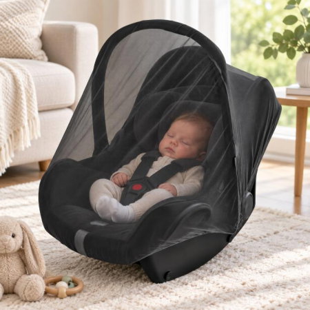 Carucioare si scaune auto - Plasa impotriva insectelor pentru scaun auto 0-13 kg BabyJem, Diverse culori