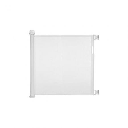 Poarta de siguranta retractabila extra lunga, 180 cm, Alb [7]