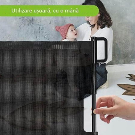 Poarta de siguranta retractabila extra lunga, 180 cm, Diverse dimensiuni si culori [5]