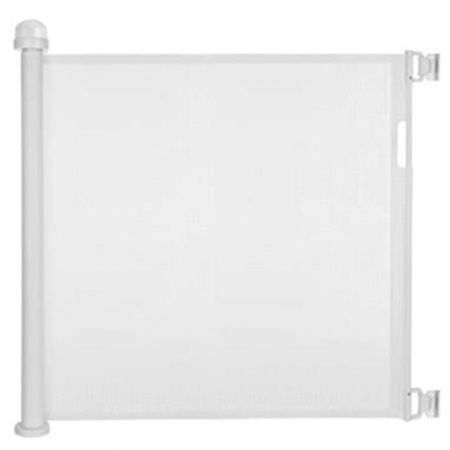 Poarta de siguranta retractabila extra lunga, 180 cm, Alb [1]