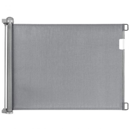 Poarta de siguranta retractabila extra lunga, Empria, 140 cm, Gri [3]