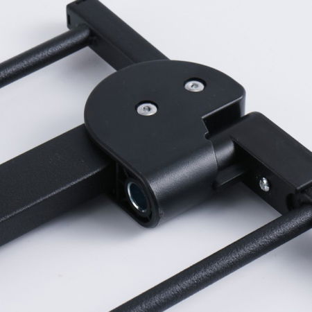 Poarta siguranta caini, pisici, copii, protectie scari si usi, dimensiune ajustabila, Empria, 76-80 cm, siguranta dubla, Negru [10]
