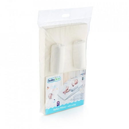Pozitionator cu plan inclinat Baby Eco Reflux White [3]