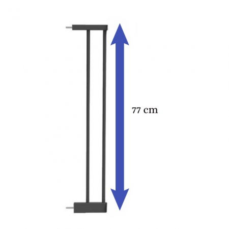 Prelungire poarta de siguranta, 10 cm, Negru [3]