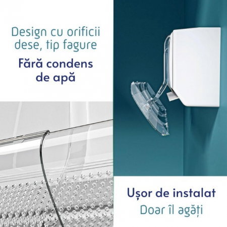PRODUS RESIGILAT - Deflector aer conditionat, extensibil 50-74 cm, Alb [5]
