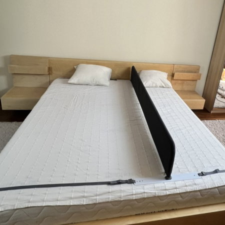 PRODUS RESIGILAT - Despartitor pentru pat, 189x26 cm, Gri inchis [19]