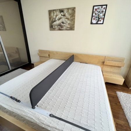 PRODUS RESIGILAT - Despartitor pentru pat, 189x26 cm, Gri inchis [13]