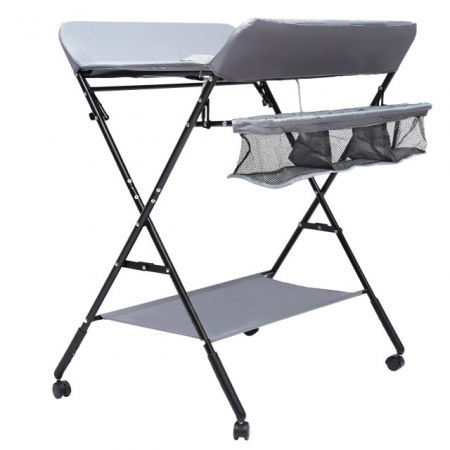 PRODUS RESIGILAT - Masa de infasat bebe, Empria, multifunctionala, pliabila, 2 cosuri depozitare, 77x62 cm [11]