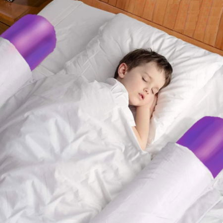 PRODUS RESIGILAT - Set bumpere gonflabile protectie pat copii, Empria, 2 bucati, portabile, 120x20x15 cm [2]