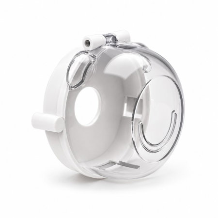 Protectii casa - PRODUS RESIGILAT - Set protectii butoane aragaz - plita, Empria, 2 bucati, 7.5x4.6 cm, Alb