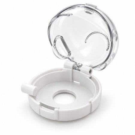 Protectii casa - PRODUS RESIGILAT - Set protectii butoane aragaz - plita, Empria, 2 bucati, 7.5x4.6 cm, Alb