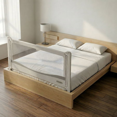 Bariere protectie pentru pat - Protectie laterala pat XXL inaltime ajustabila 81-96 cm | Buy4Baby