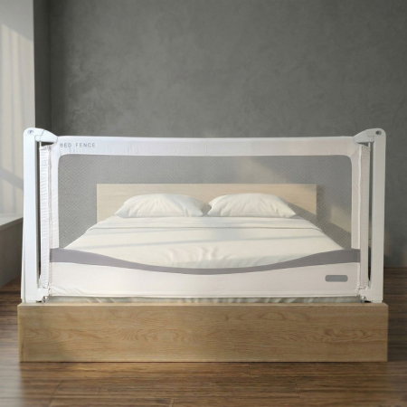Bariere protectie pentru pat - Protectie laterala pat XXL inaltime ajustabila 81-96 cm | Buy4Baby