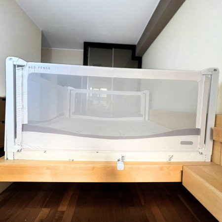 Protectie laterala pat XXL inaltime ajustabila 81-96 cm | Buy4Baby [16]