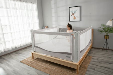 Protectie laterala pat XXL inaltime ajustabila 81-96 cm | Empria [6]