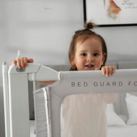 Protectie laterala pat XXL inaltime ajustabila 81-96 cm | Buy4Baby [12]