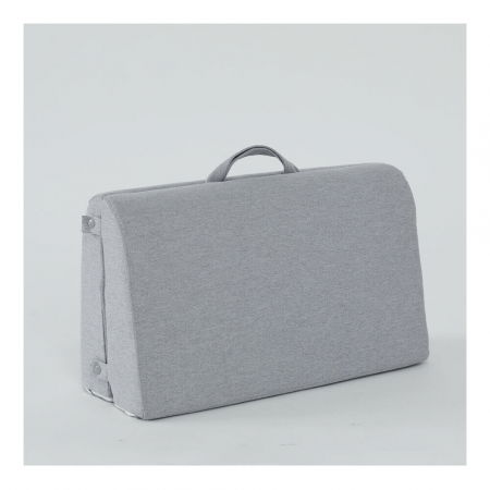 PRODUS RESIGILAT - Protectie pat copil, pliabila si super portabila, H 30 cm, Gri, 120 cm [16]