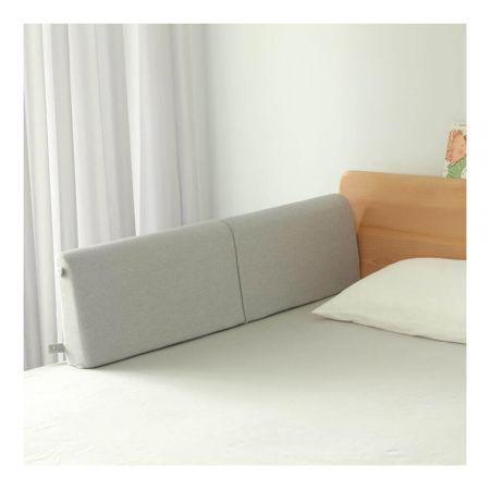 PRODUS RESIGILAT - Protectie pat copil, pliabila si super portabila, H 30 cm, Gri, 120 cm [9]