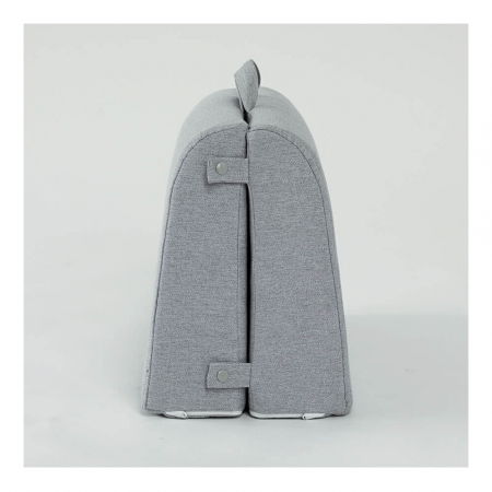 PRODUS RESIGILAT - Protectie pat copil, pliabila si super portabila, H 30 cm, Gri, 120 cm [14]