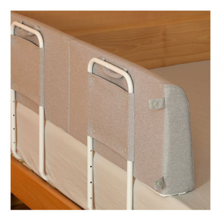 PRODUS RESIGILAT - Protectie pat copil, pliabila si super portabila, H 30 cm, Gri, 120 cm [10]