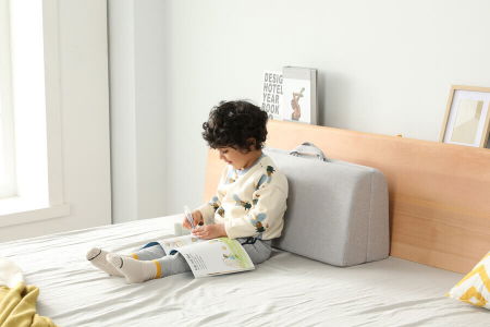 PRODUS RESIGILAT - Protectie pat copil, pliabila si super portabila, H 30 cm, Gri, 120 cm [2]