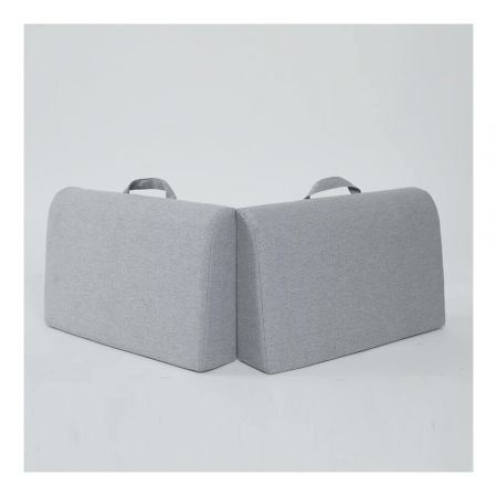 PRODUS RESIGILAT - Protectie pat copil, pliabila si super portabila, H 30 cm, Gri, 120 cm [15]