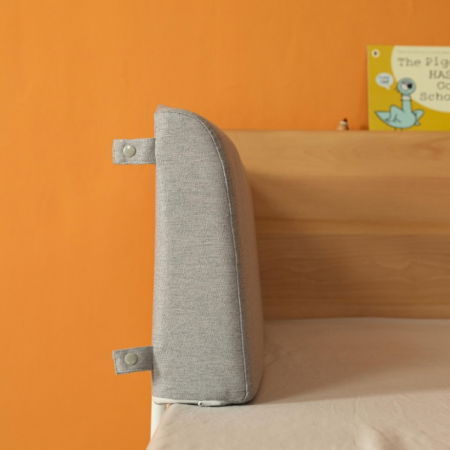 PRODUS RESIGILAT - Protectie pat copil, pliabila si super portabila, H 30 cm, Gri, 120 cm [18]