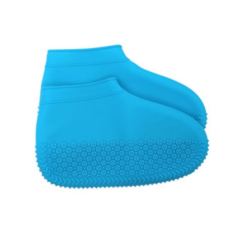 Protectii exterior - Protectii pentru incaltaminte, impermeabile de silicon, anti-alunecare, Empria, marime S 30 - 34, Bleu