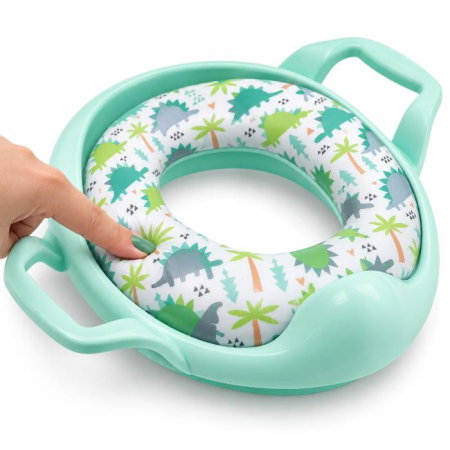 Reductor moale pentru toaleta BabyJem, Verde [2]